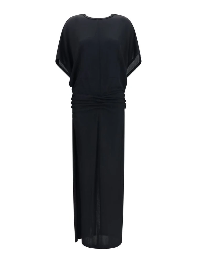 Black Viscose Casual Dress