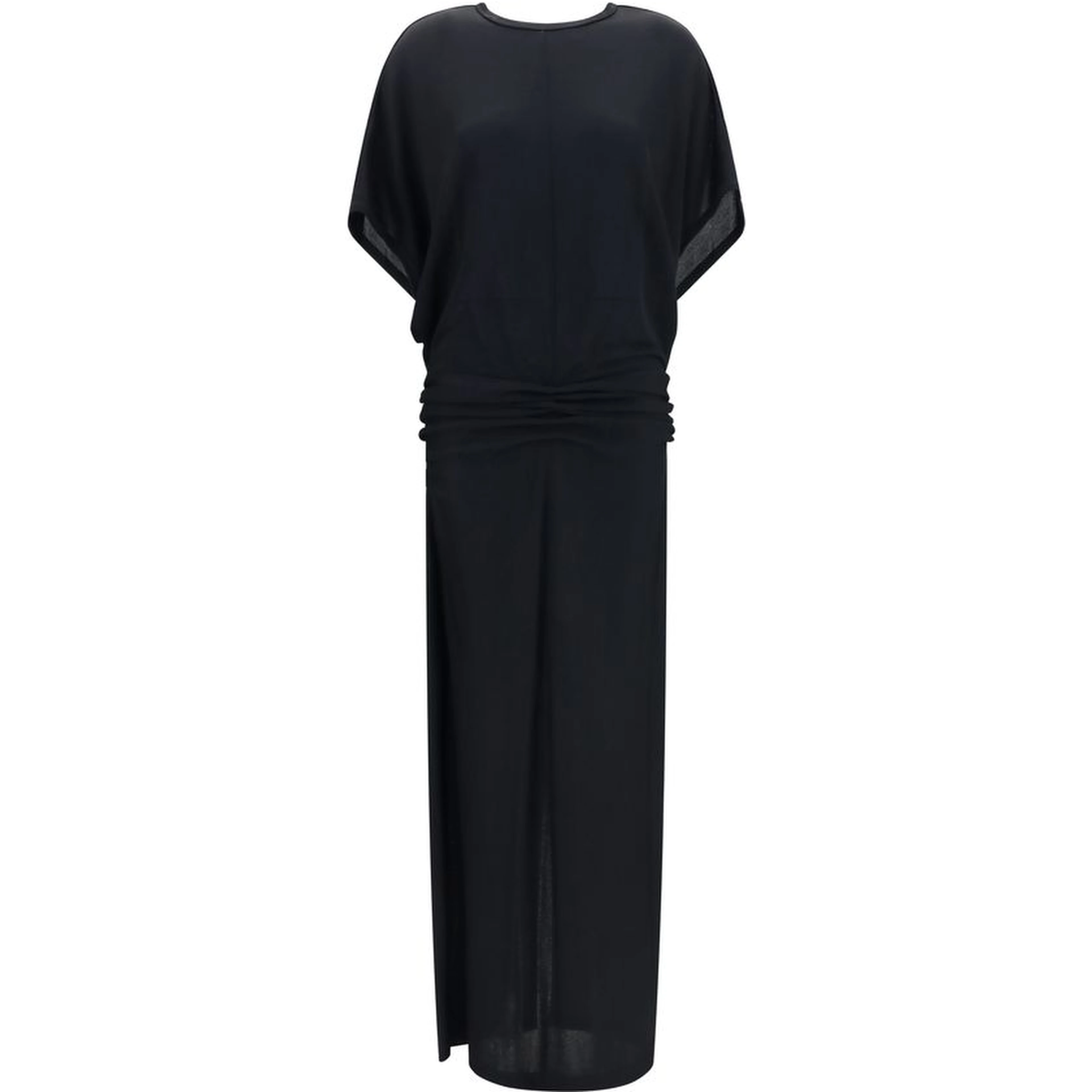 Black Viscose Casual Dress