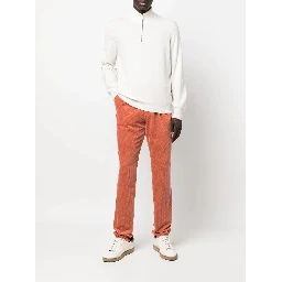 Orange Cotton Pants