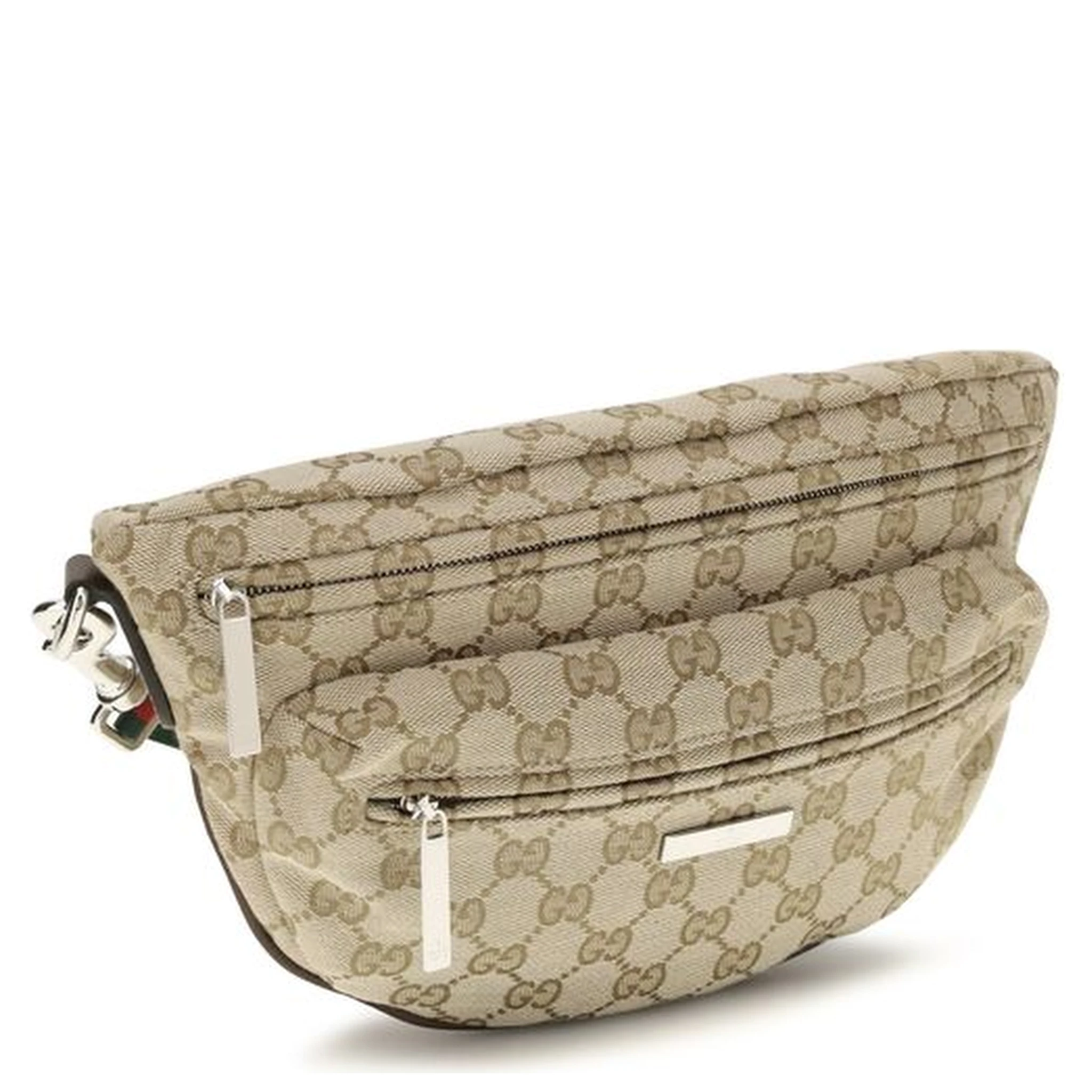 Beige Fabric Shoulder Bag