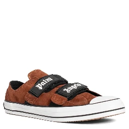 Brown Calfskin Low Top Sneakers