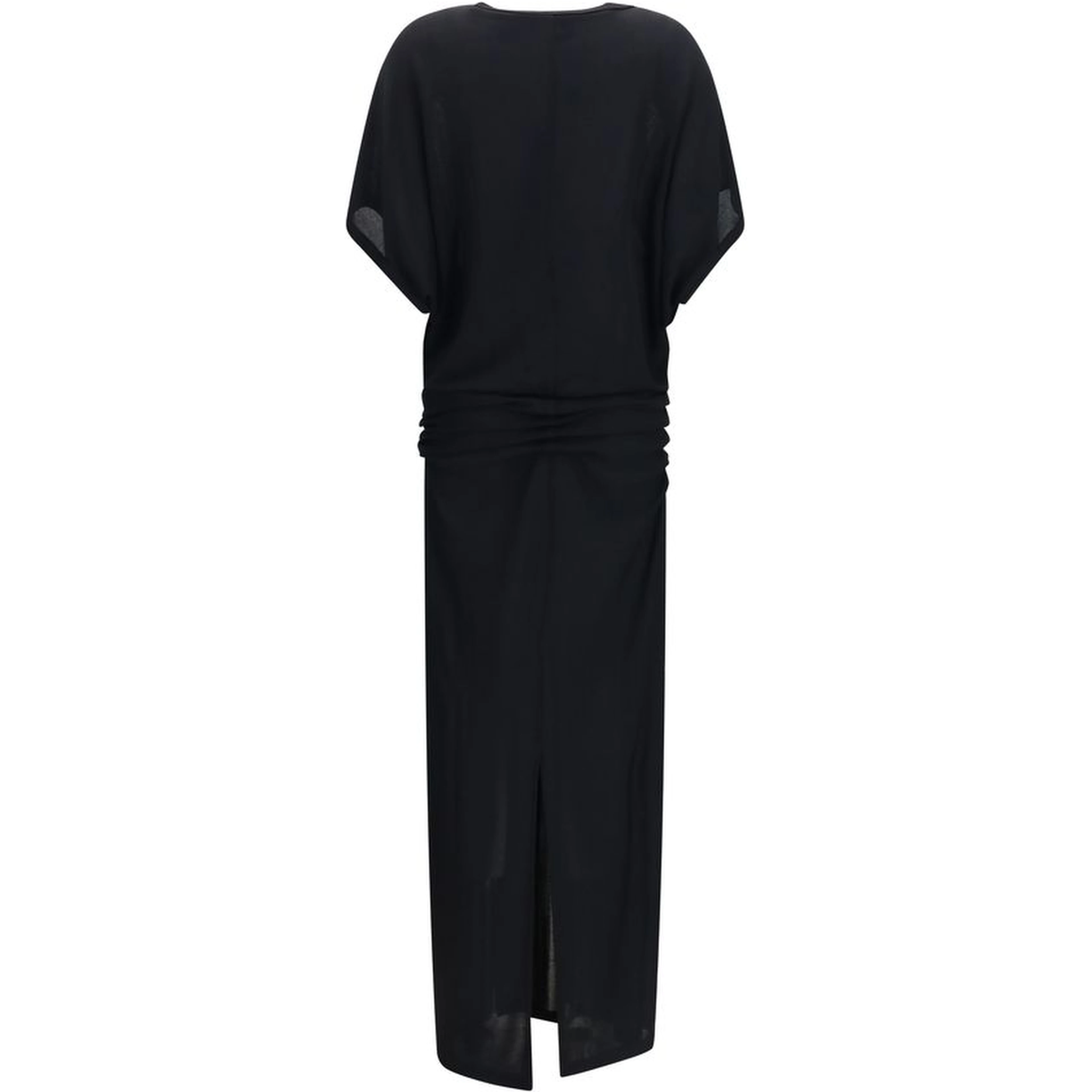 Black Viscose Casual Dress