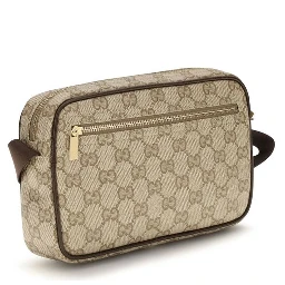 Beige Fabric Shoulder Bag
