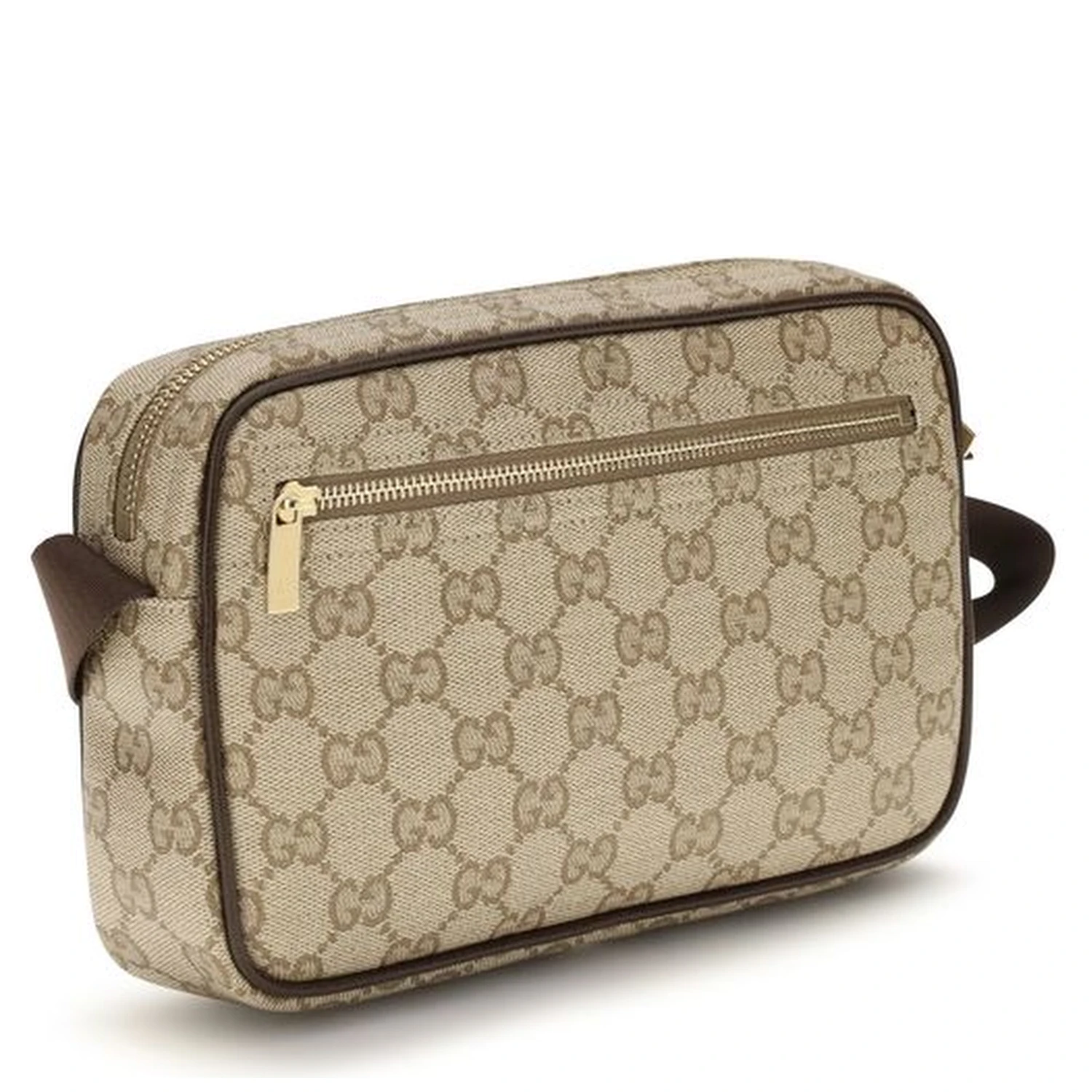 Beige Fabric Shoulder Bag
