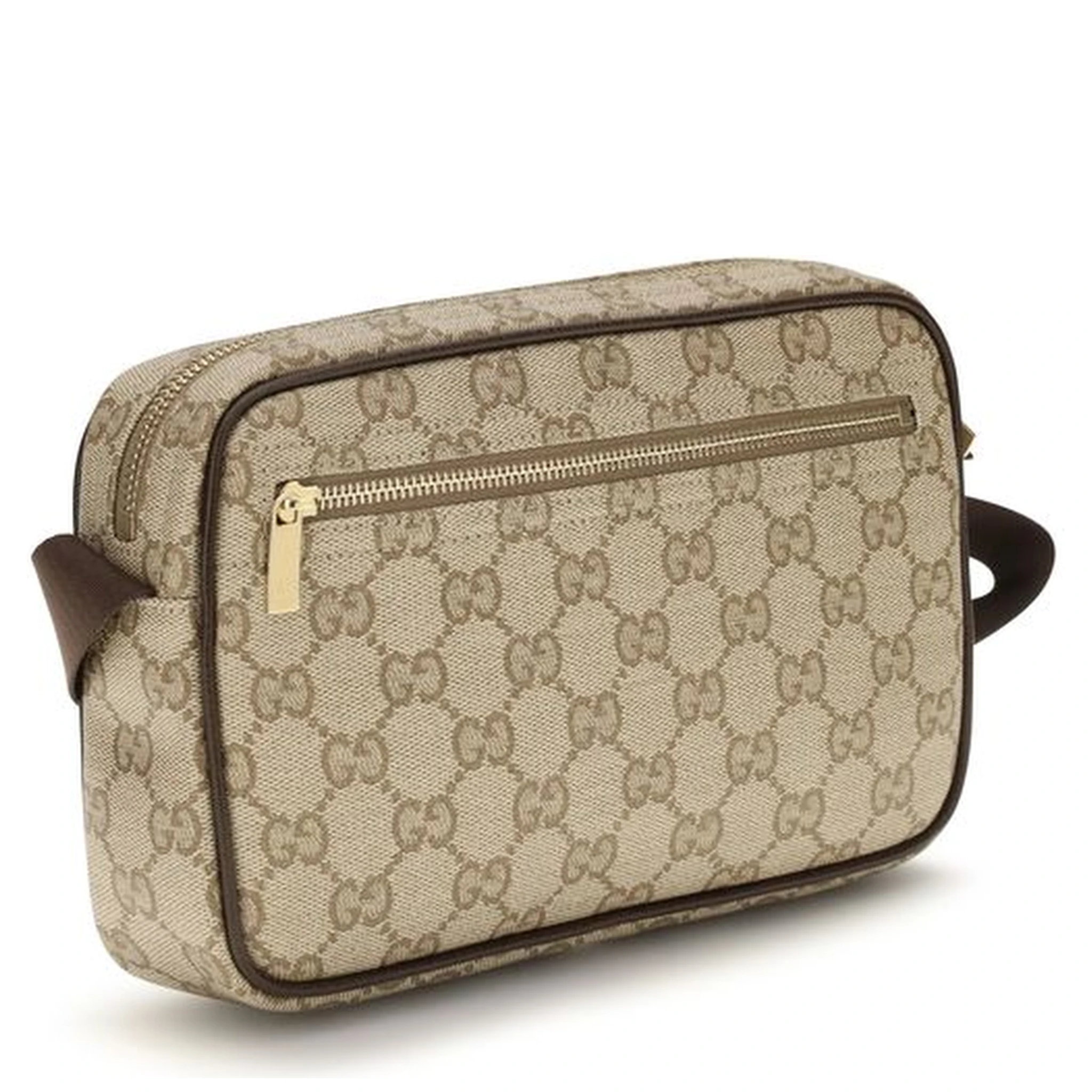 Beige Fabric Shoulder Bag