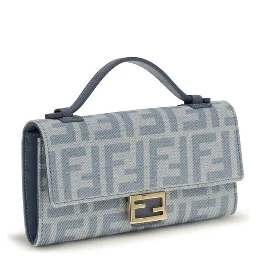 Blue Cotton Wallet