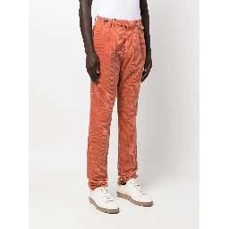 Orange Cotton Pants