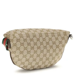 Beige Fabric Shoulder Bag