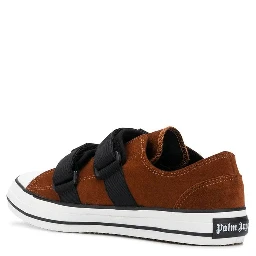 Brown Calfskin Low Top Sneakers
