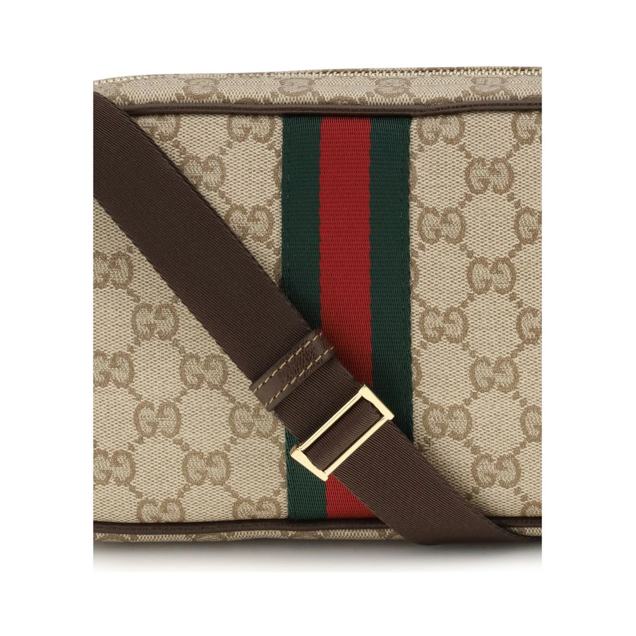 Beige Fabric Shoulder Bag