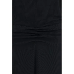 Black Viscose Casual Dress