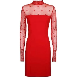 Multicolor Elastane Cocktail Dress