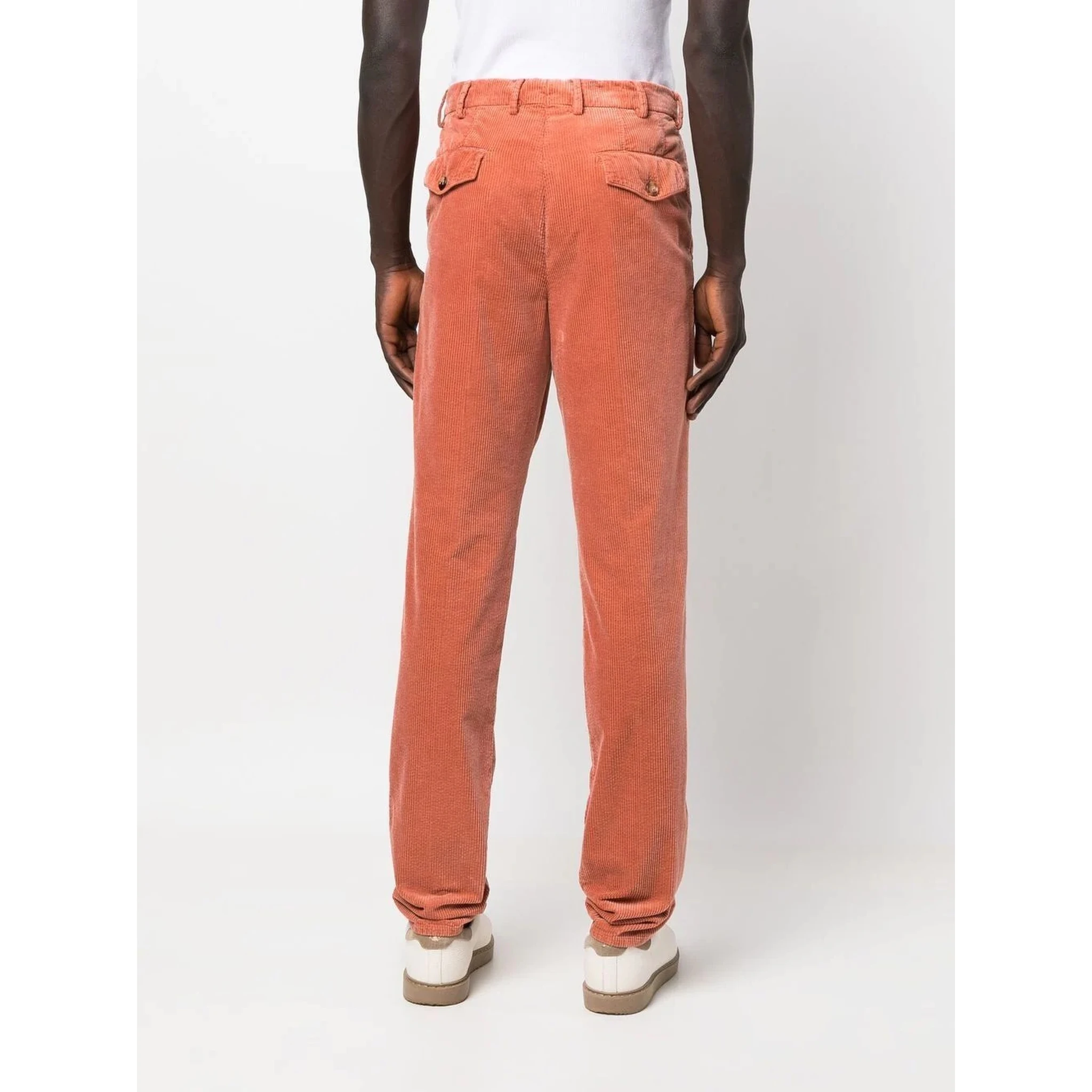 Orange Cotton Pants