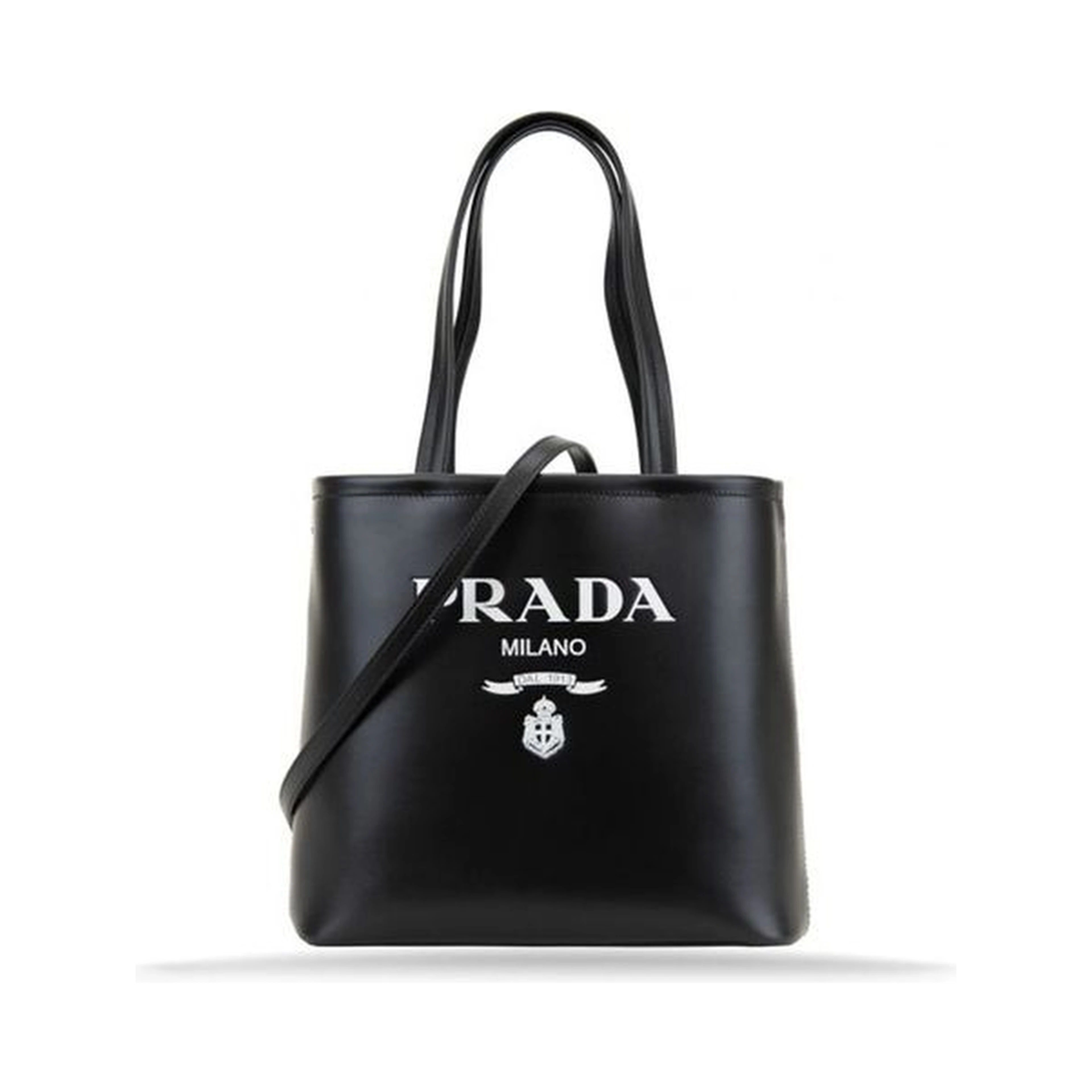 Black Calfskin Tote Bag