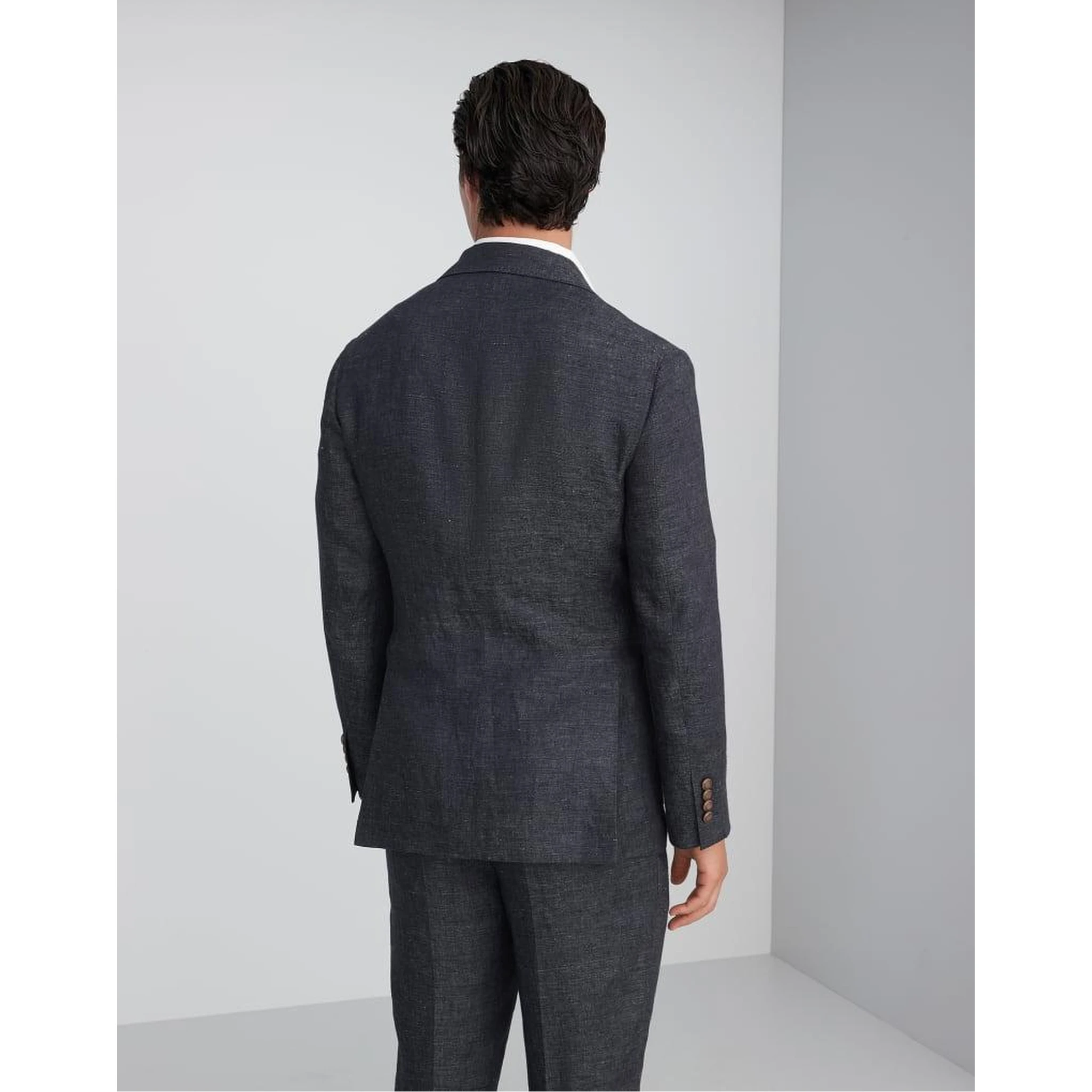 Black Linen Blazer
