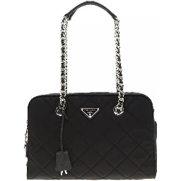 Black Nylon Shoulder Bag