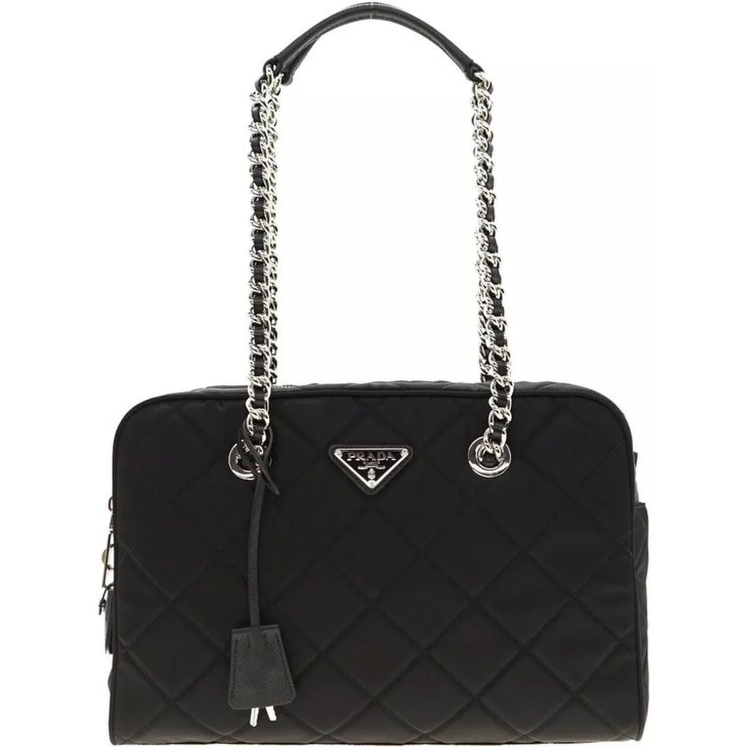 Black Nylon Shoulder Bag