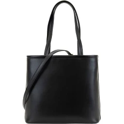Black Calfskin Tote Bag