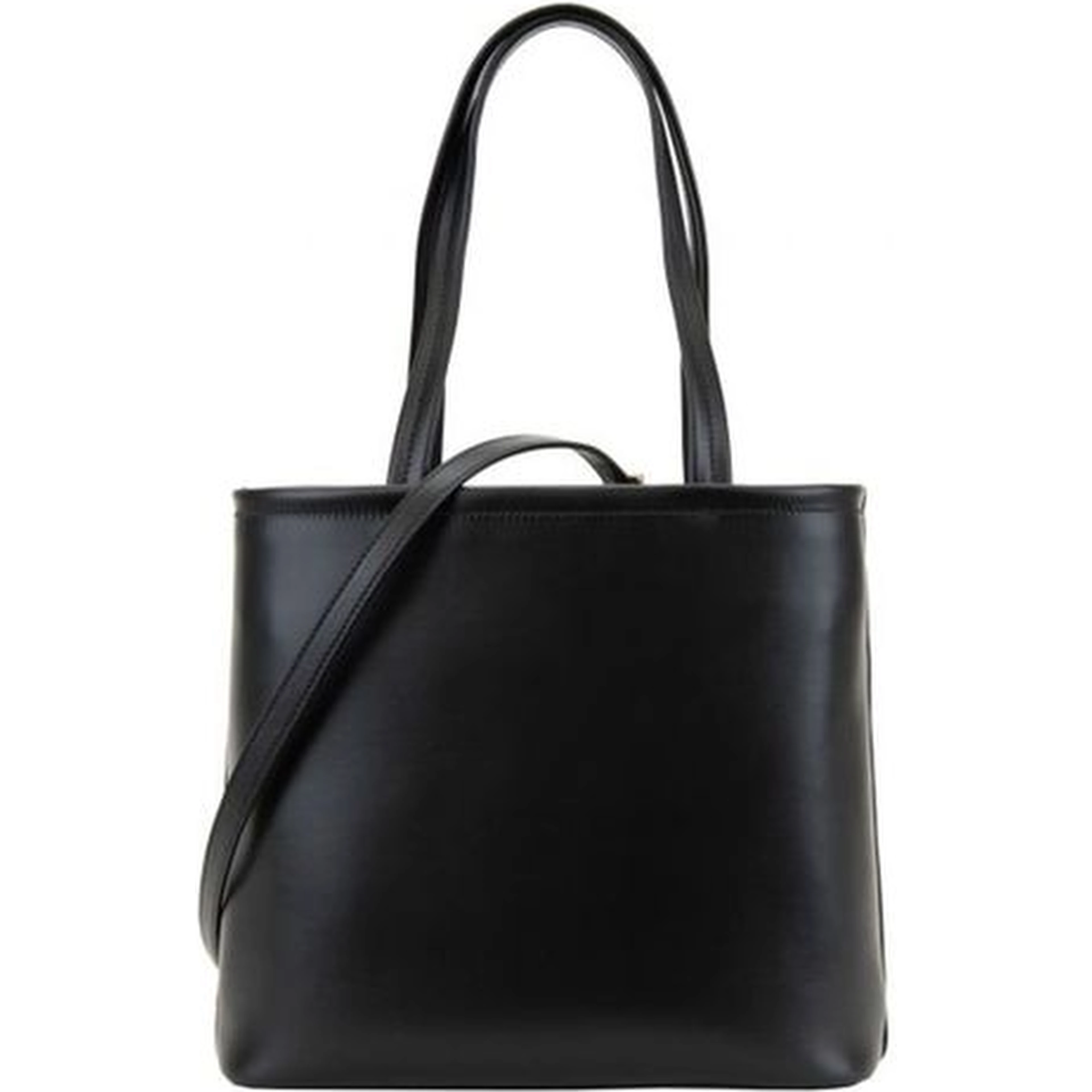 Black Calfskin Tote Bag