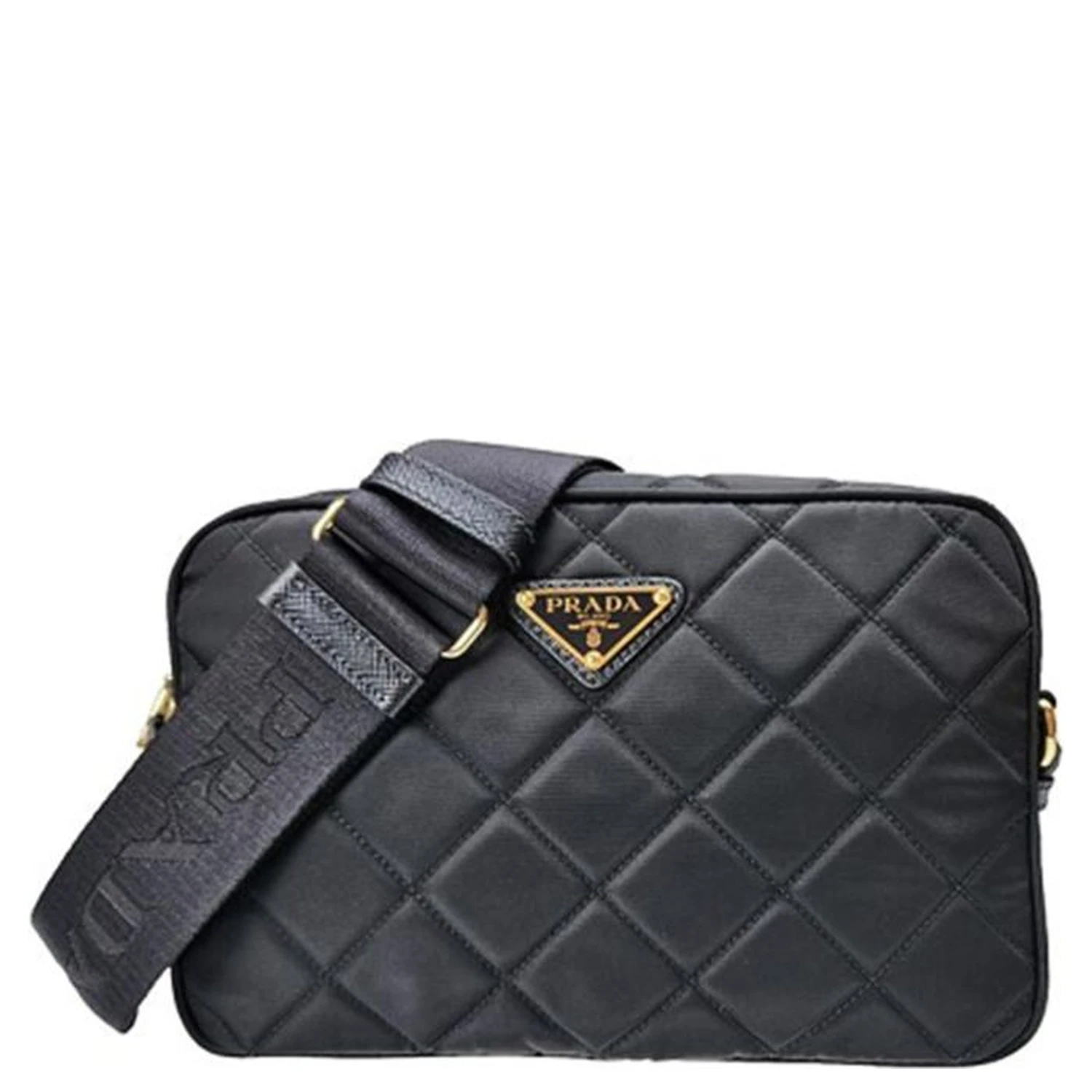 Black Nylon Shoulder Bag