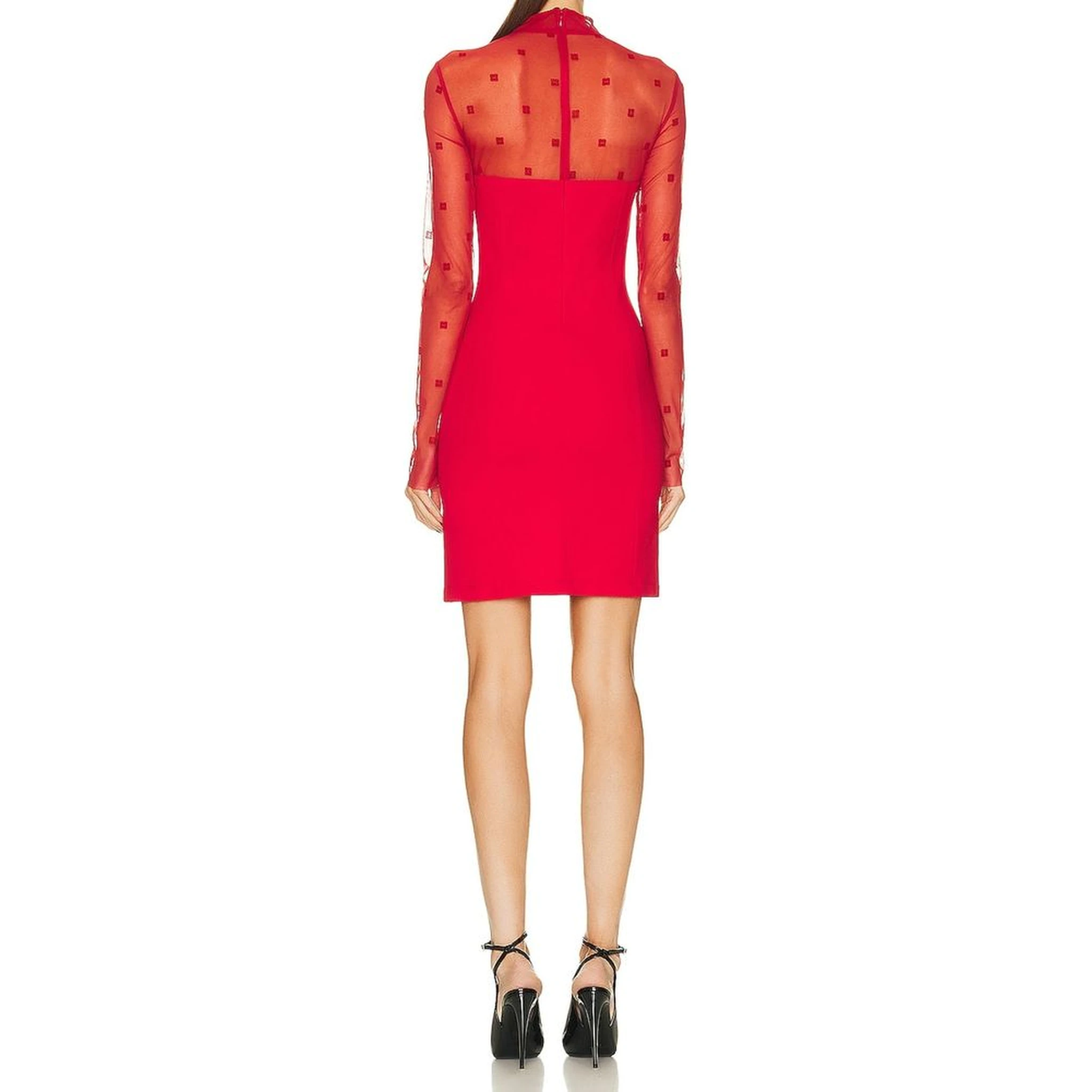 Multicolor Elastane Cocktail Dress