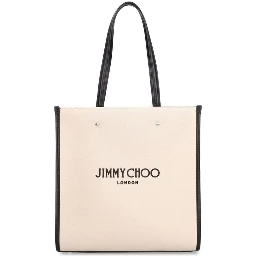 Beige Canvas Tote Bag