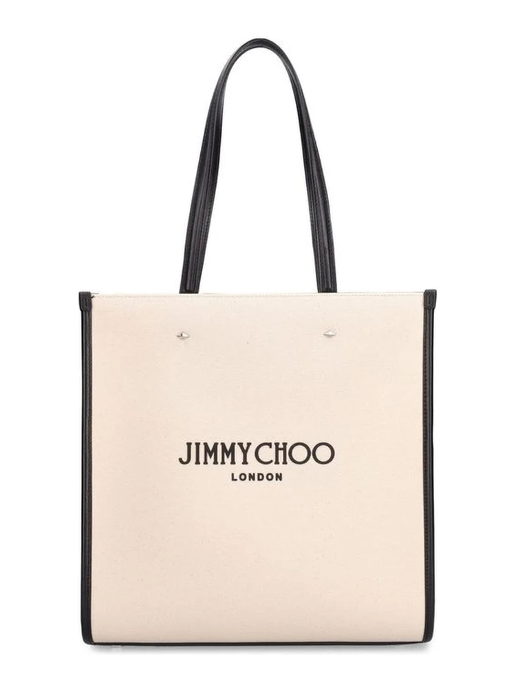 Beige Canvas Tote Bag