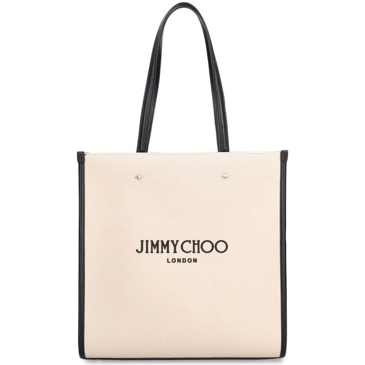 Beige Canvas Tote Bag