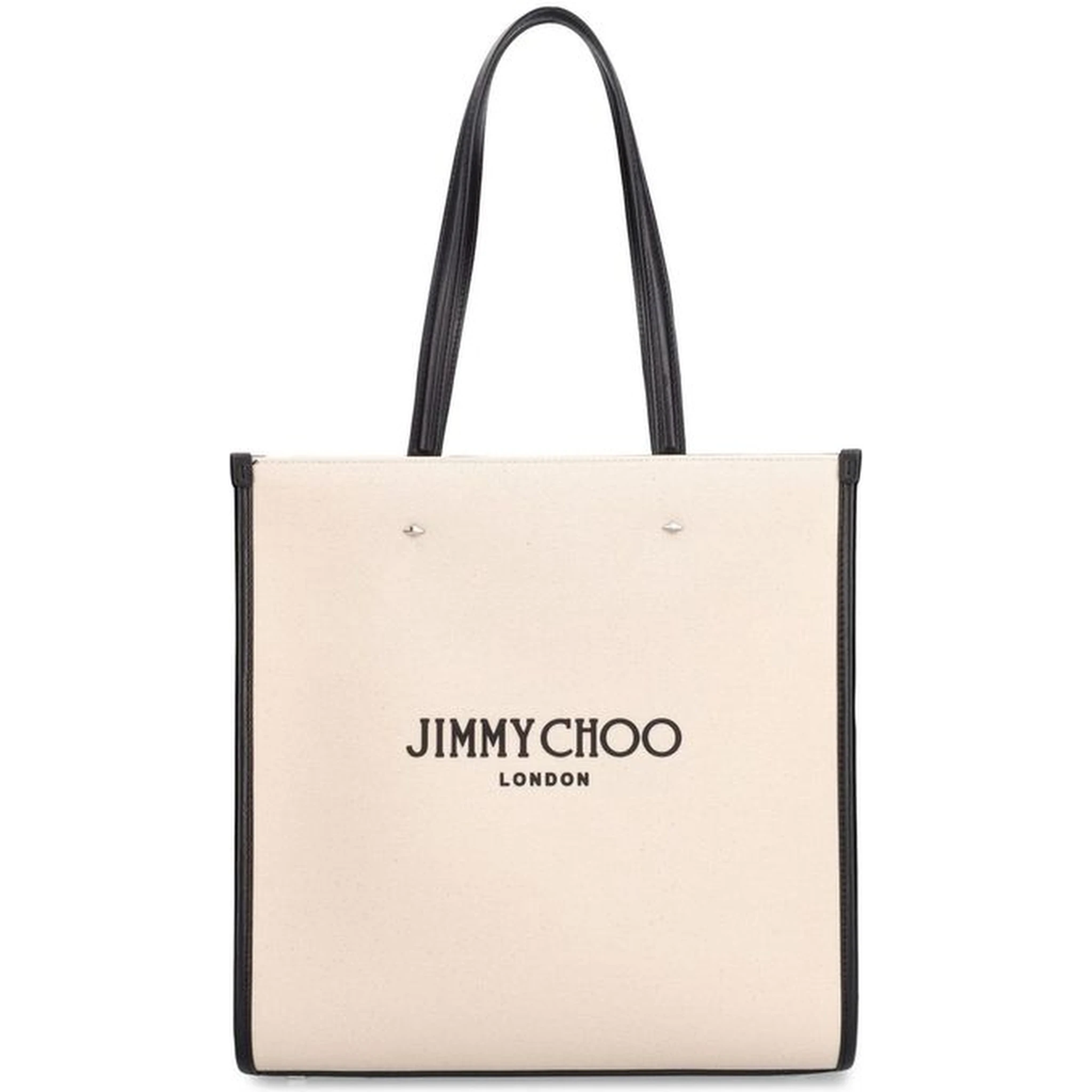 Beige Canvas Tote Bag