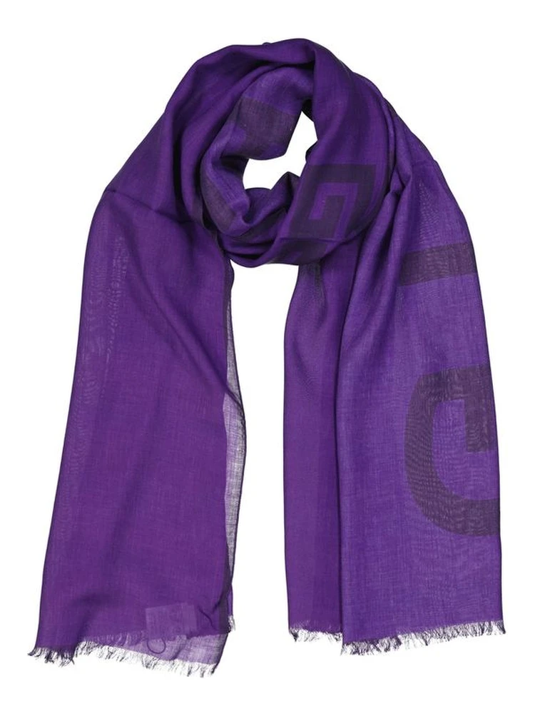 Purple Cashmere Scarf