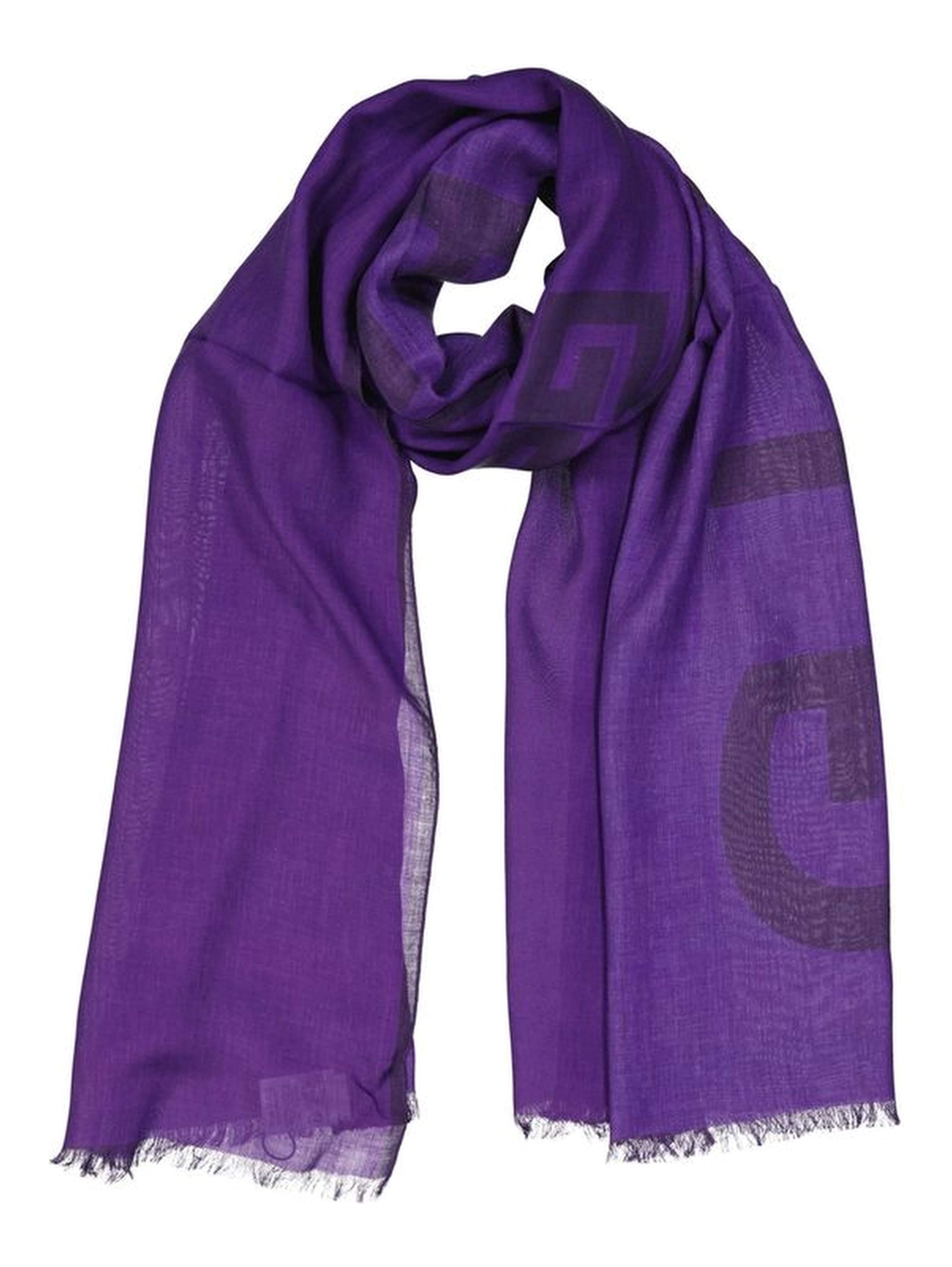Purple Cashmere Scarf