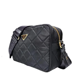 Black Nylon Shoulder Bag