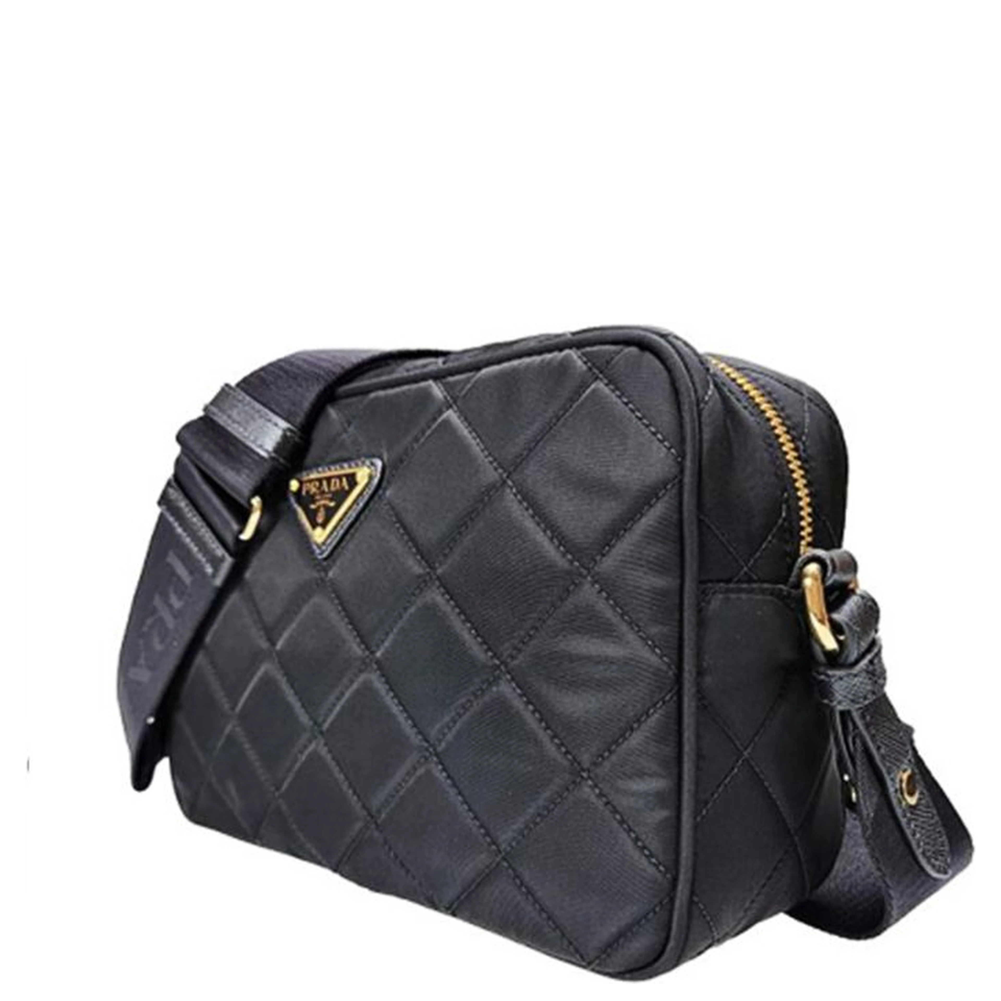 Black Nylon Shoulder Bag