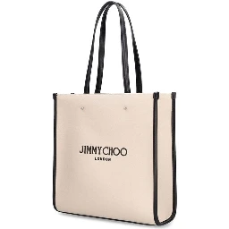 Beige Canvas Tote Bag