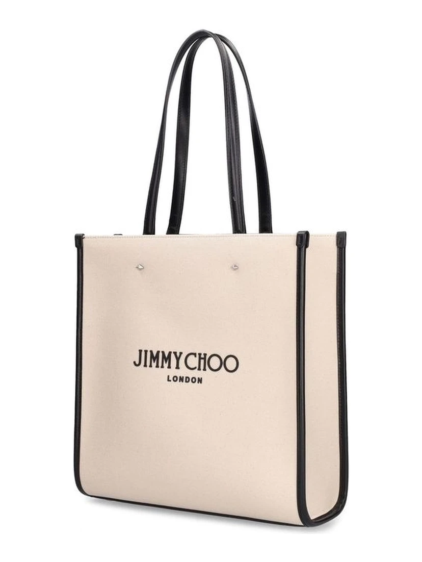 Beige Canvas Tote Bag