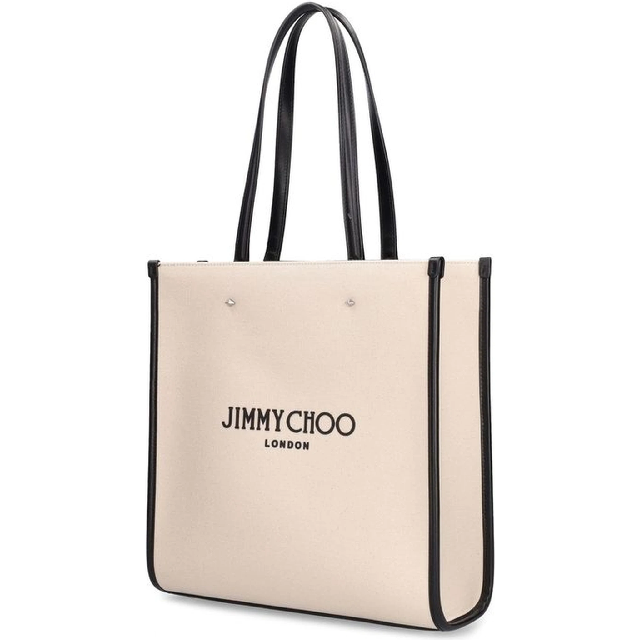 Beige Canvas Tote Bag