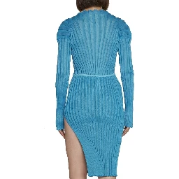 Blue Cotton Cardigan