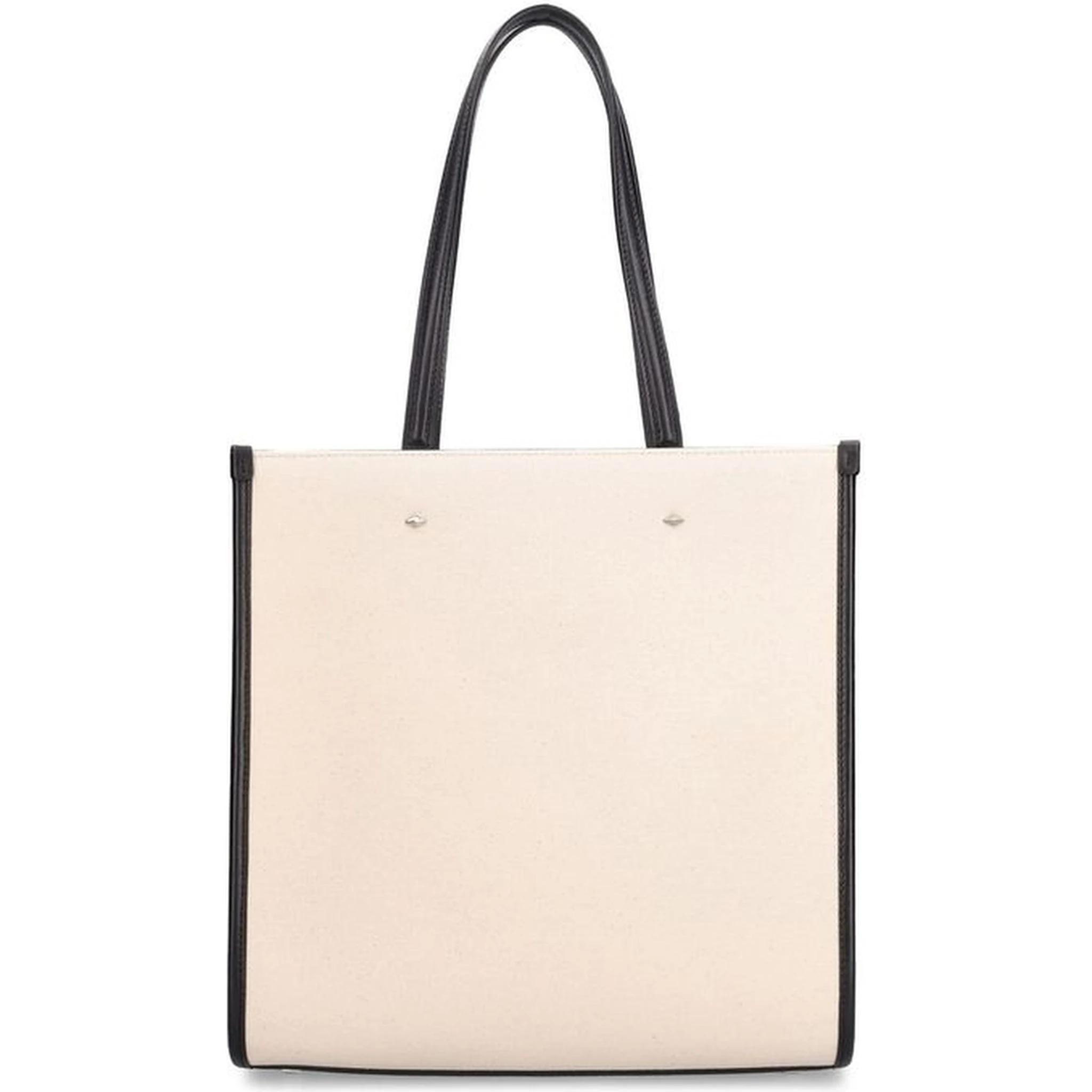 Beige Canvas Tote Bag