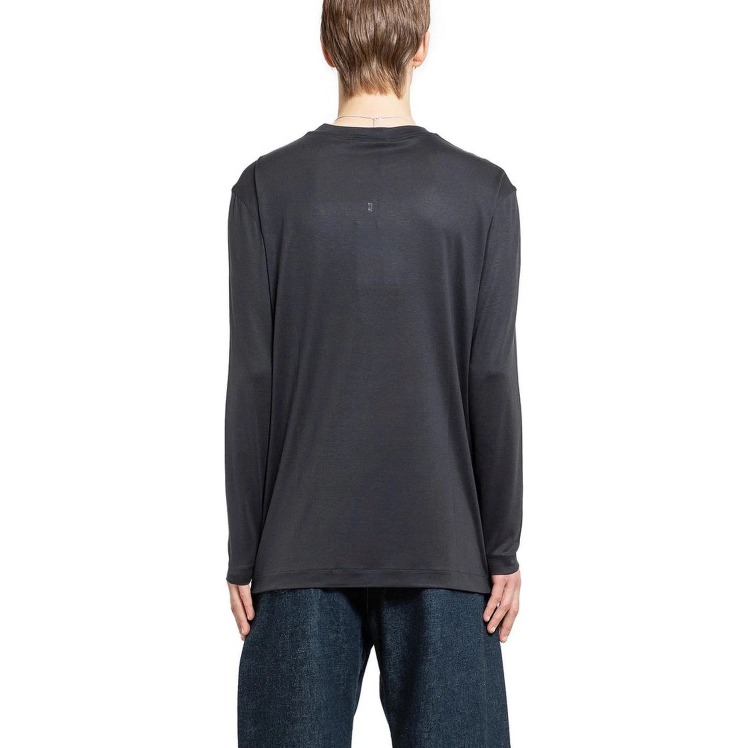 Black Silk T-Shirt