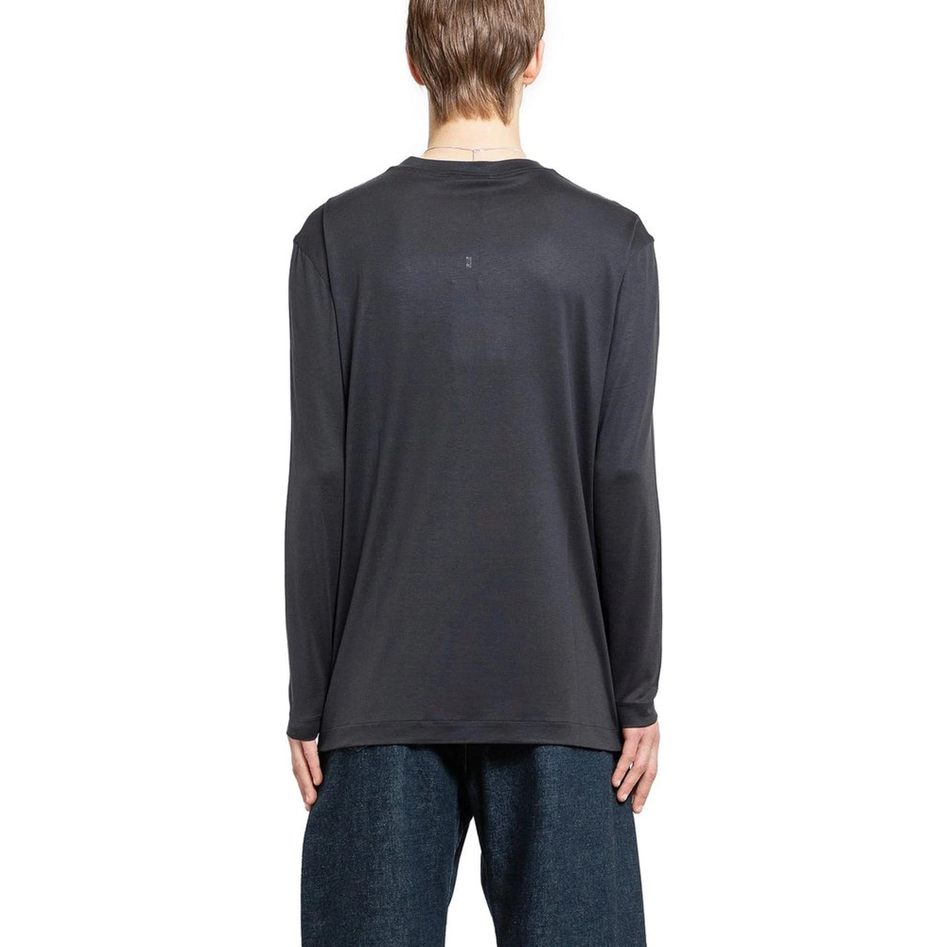 Black Silk T-Shirt
