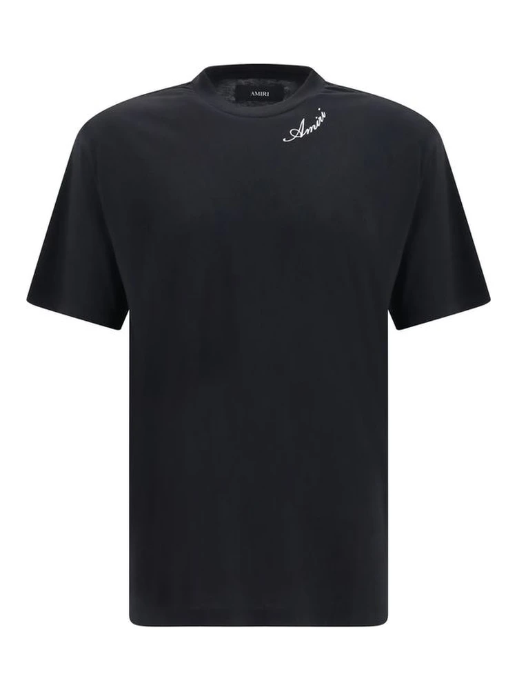 Black Cotton T-Shirt