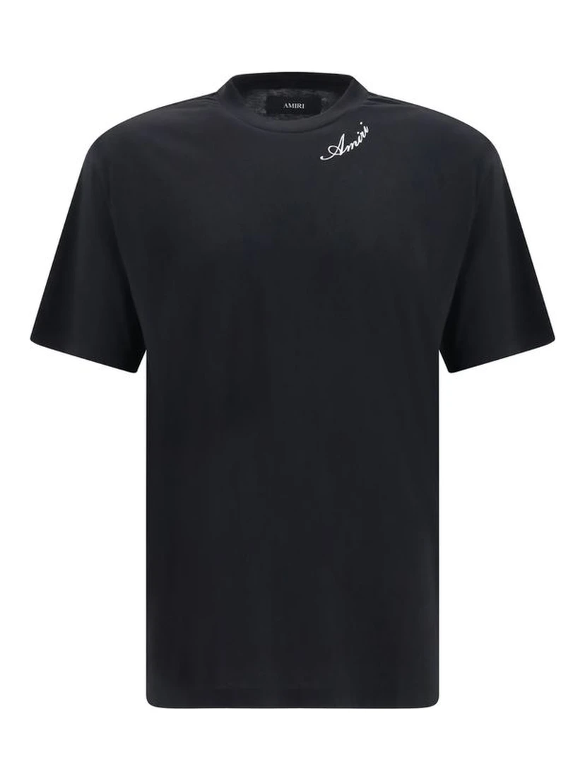 Black Cotton T-Shirt