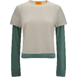 Beige Cotton Sweatshirt