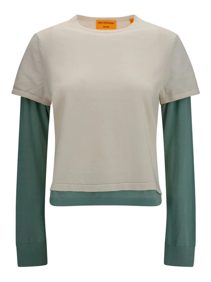 Beige Cotton Sweatshirt