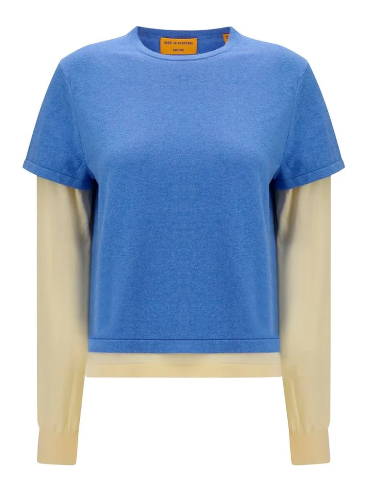 Blue Cotton Sweatshirt