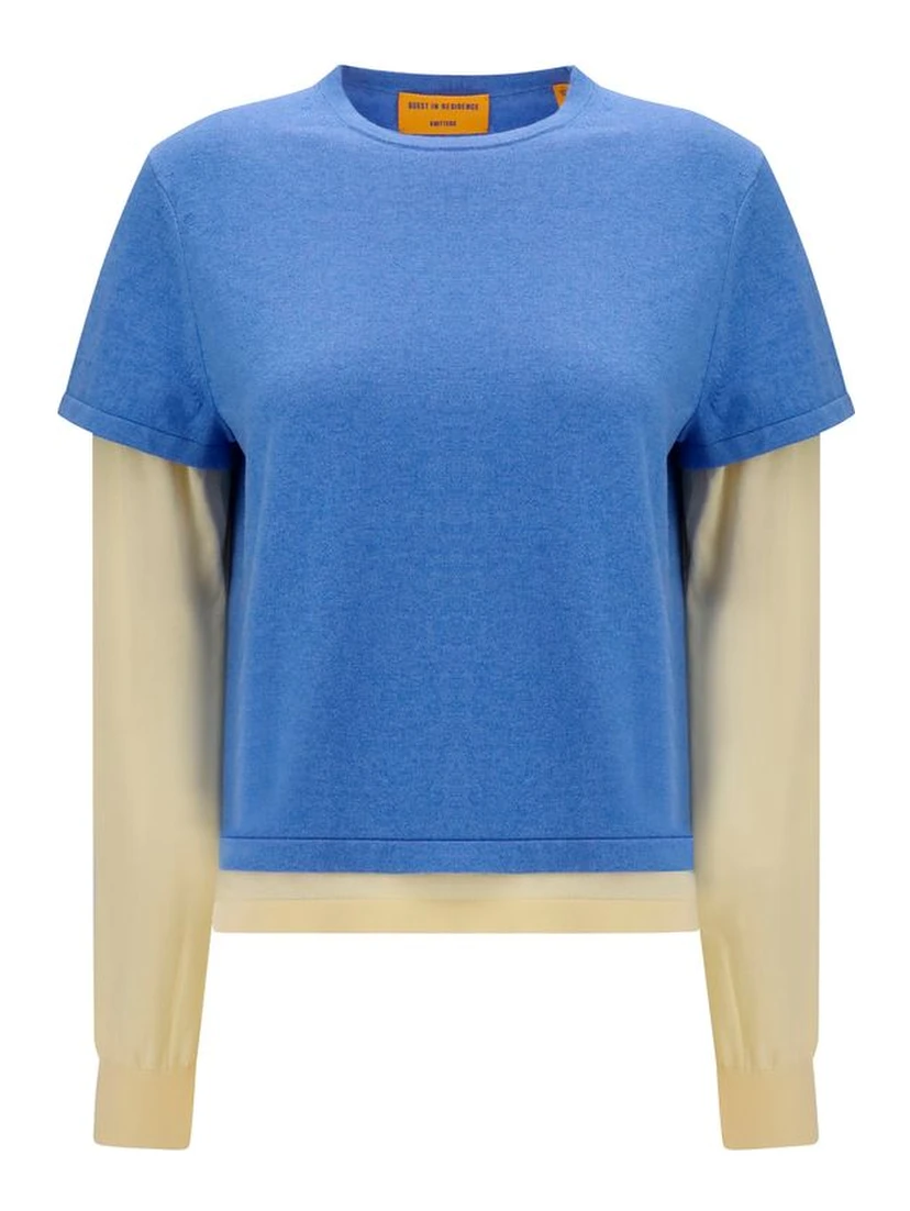 Blue Cotton Sweatshirt