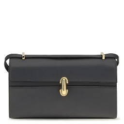 Gray Calf Leather Bos Taurus Shoulder Bag
