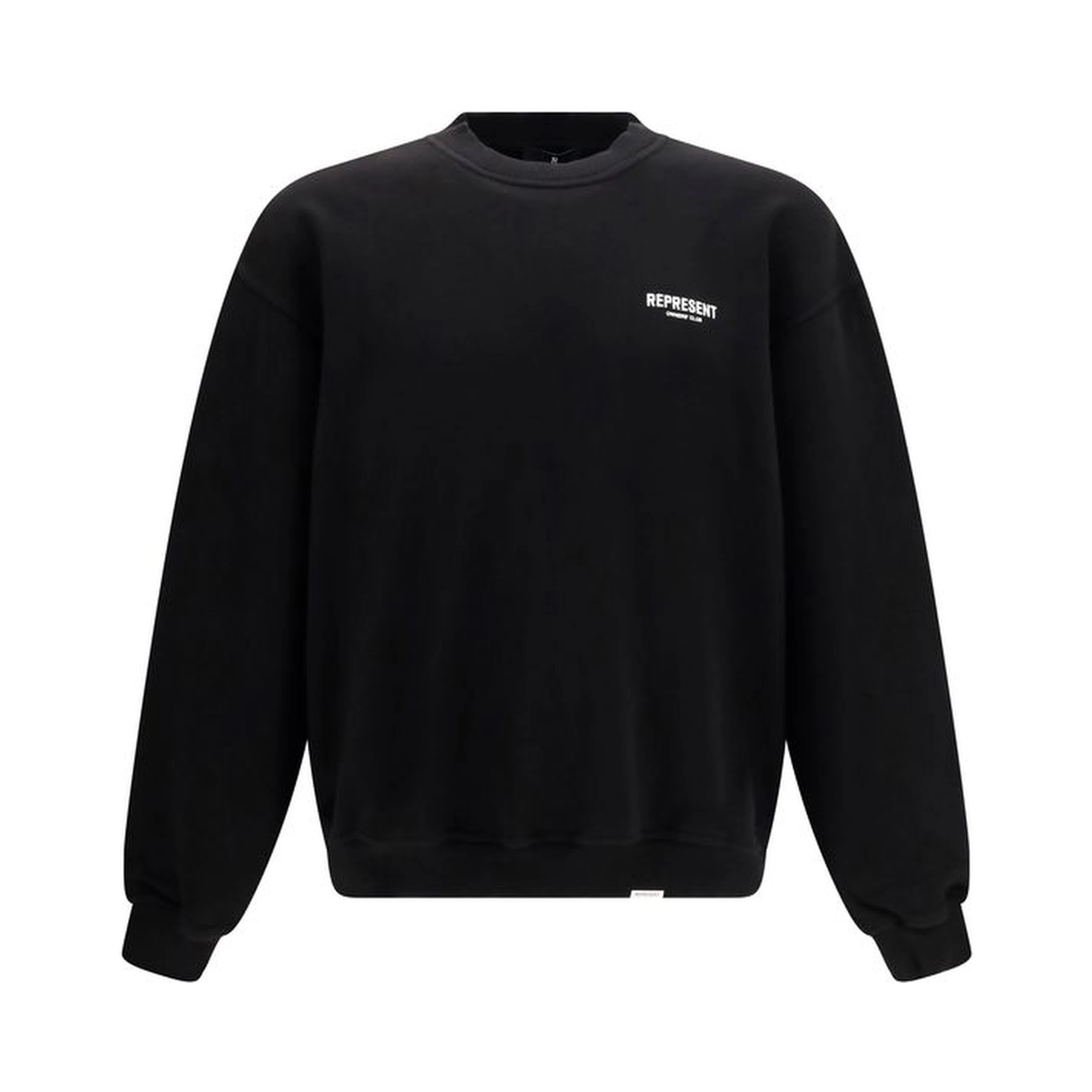 Black Cotton Sweatshirt