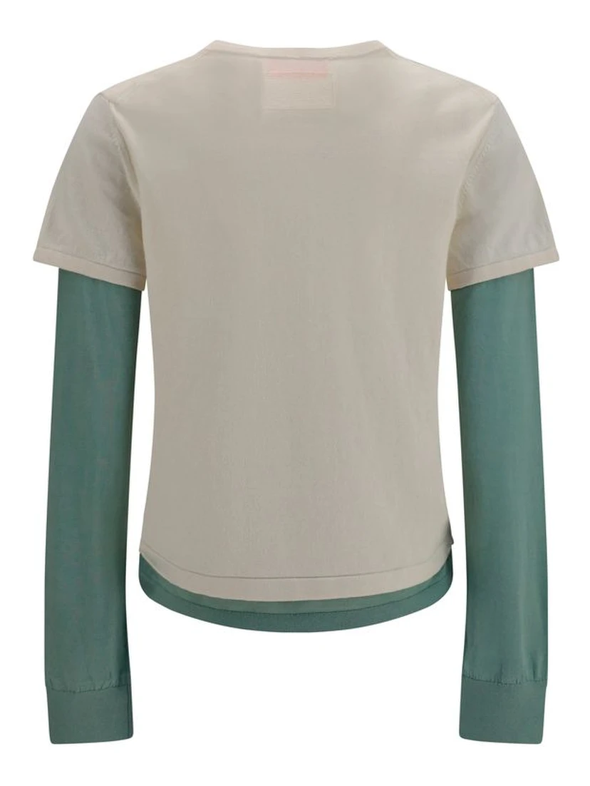 Beige Cotton Sweatshirt