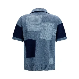 Blue Cotton Sweatshirt